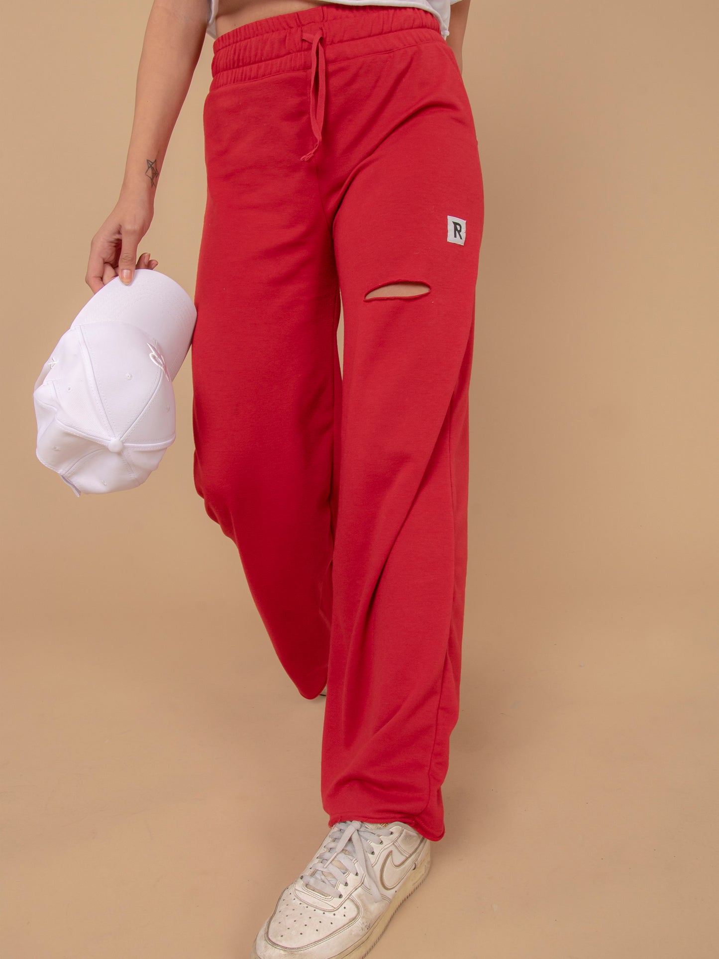 Sweatpants Rojo Mujer