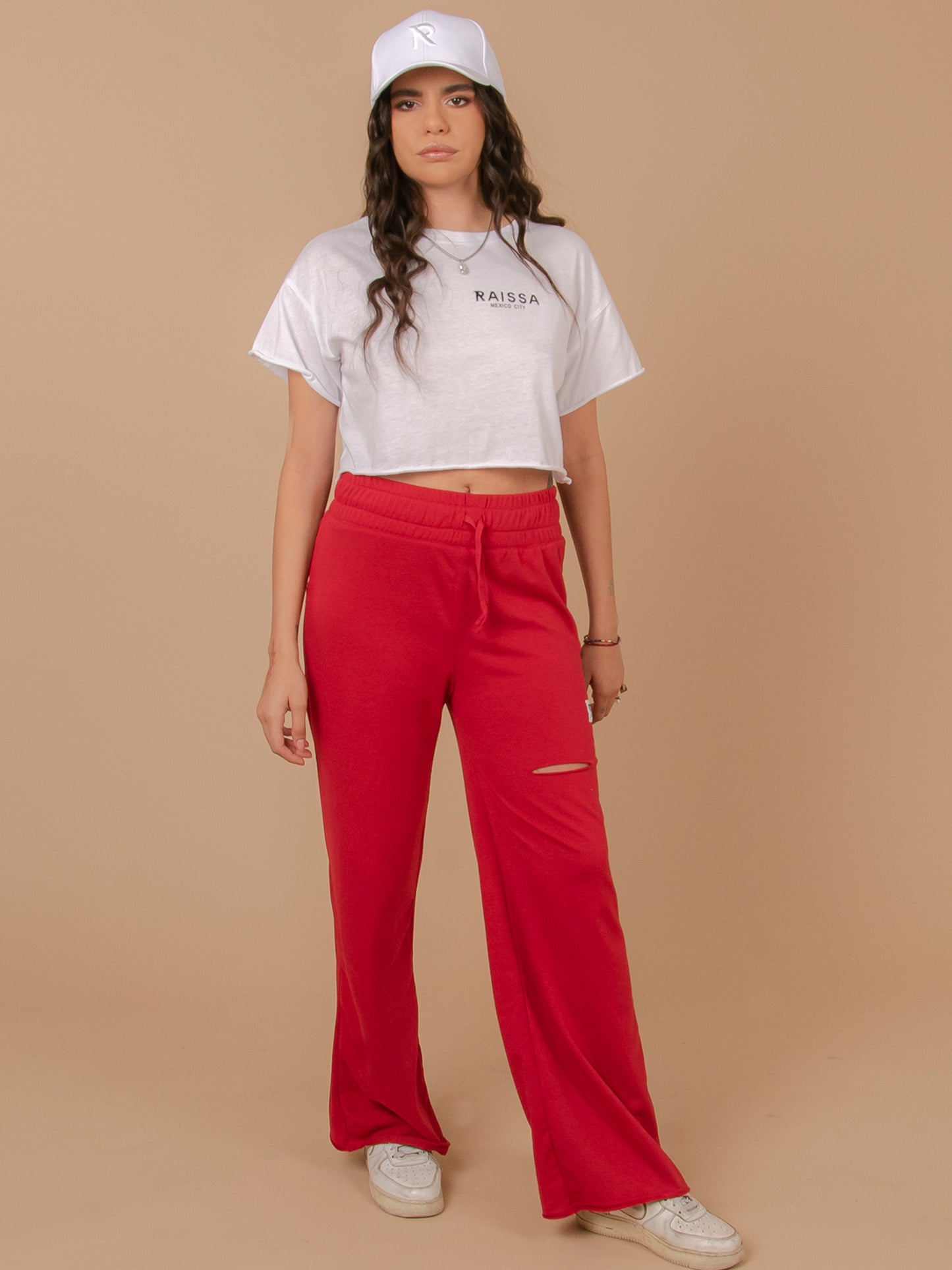 Sweatpants Rojo Mujer