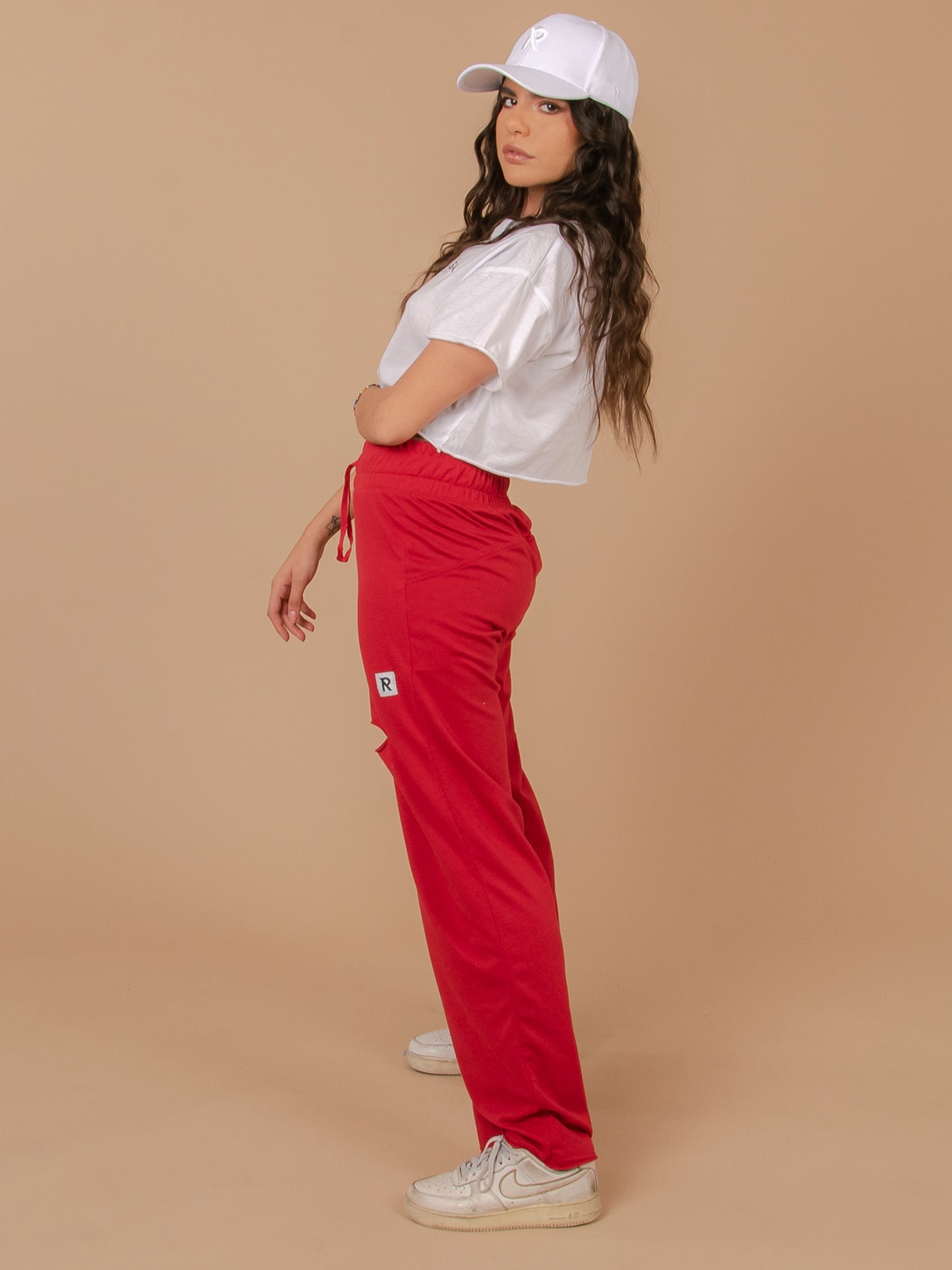 Sweatpants Rojo Mujer