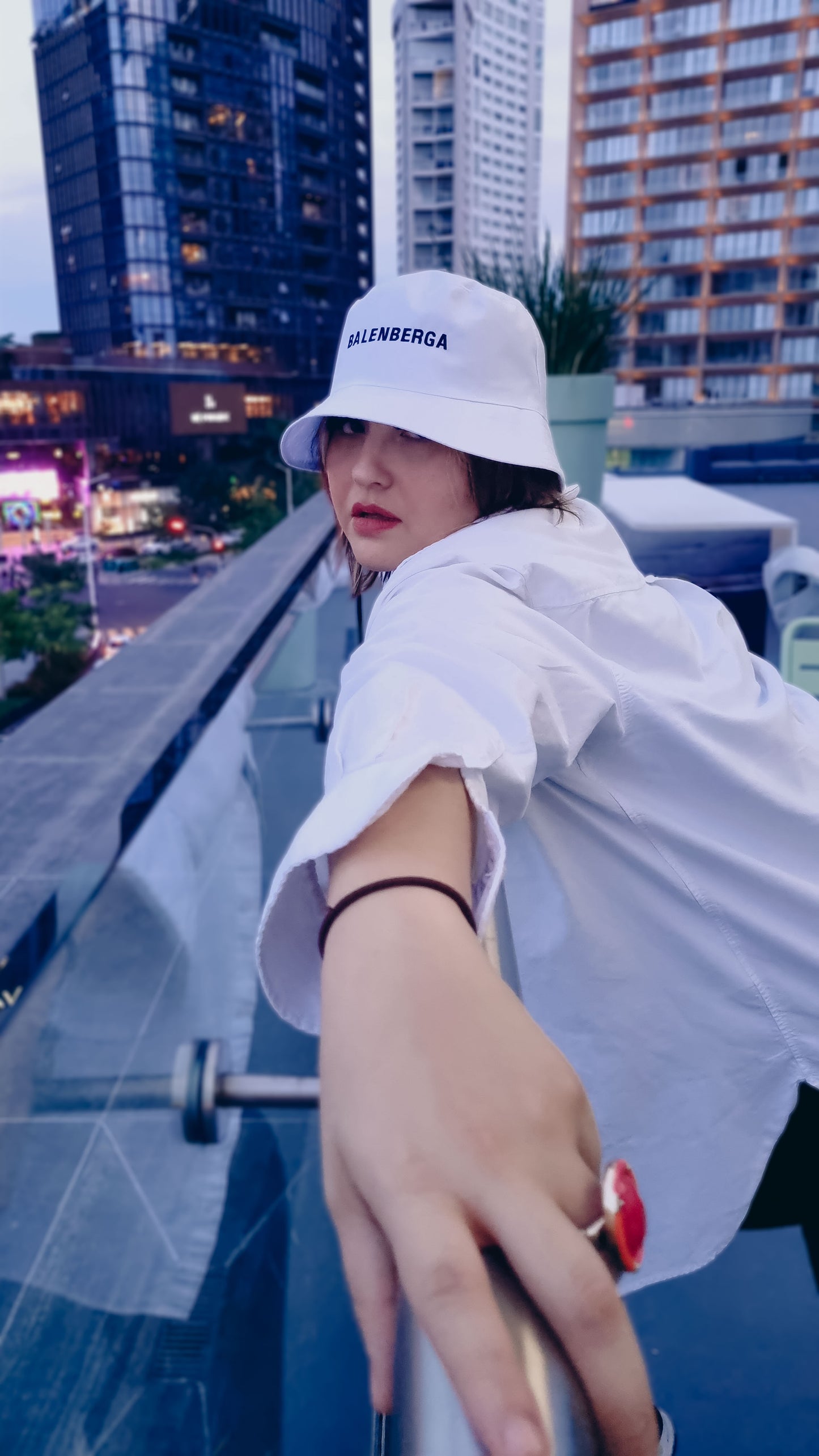 Bucket Hat Balenberga Blanco