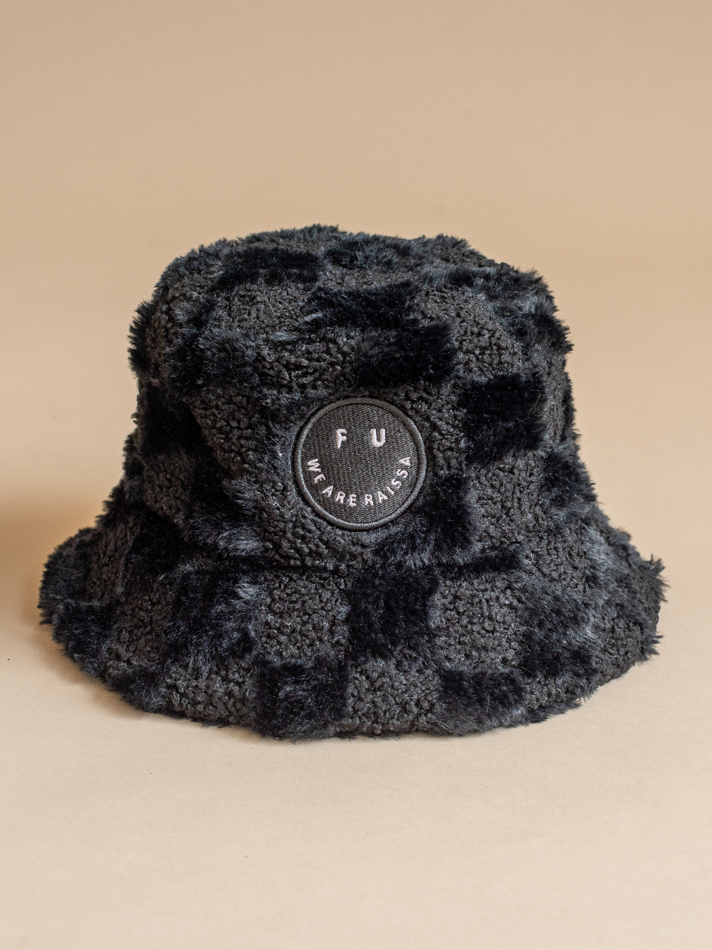 Bucket Hat Smiley Negro