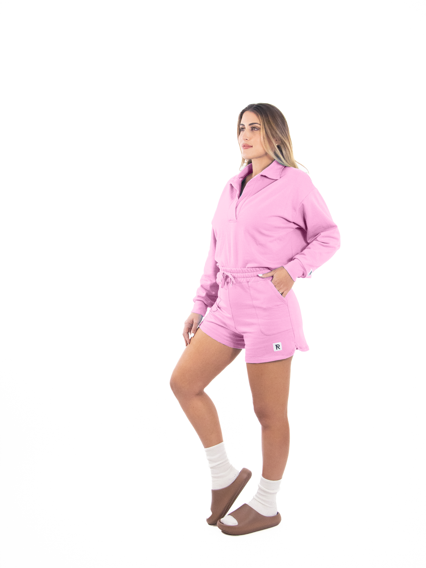 Sudadera Polo Mujer - Rosa Palo