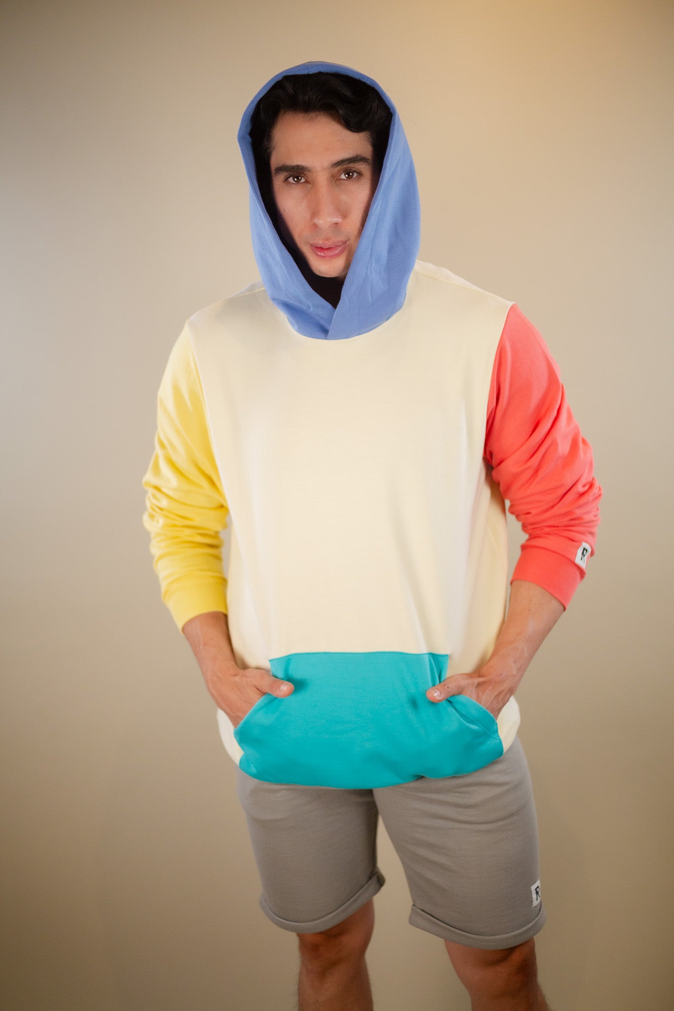 Hoodie Color Block