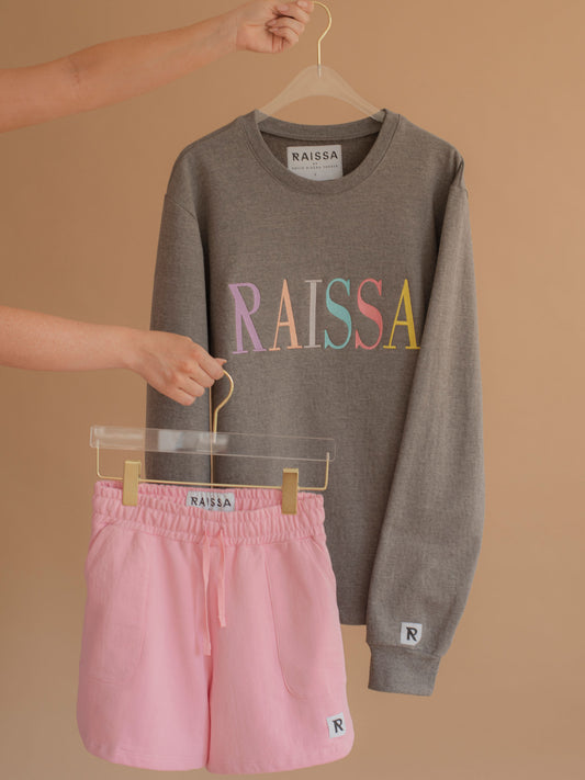 Raissa Oversized pasteles X Short Rosamelpalo